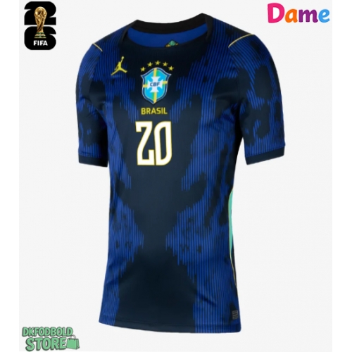 Brasilien Lucas Paqueta #20 Replika Udebanetrøje Dame VM 2026 Kortærmet